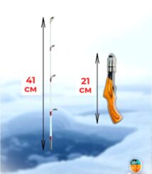 Удочка зимняя, 55 см — купить в интернет-магазине «Отдых на воде»
