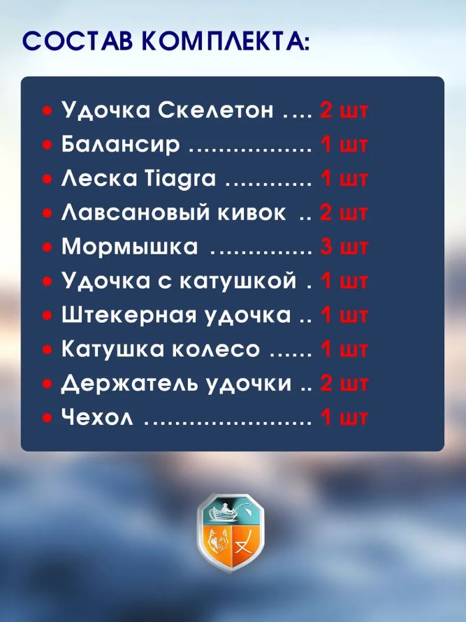 Набор для зимней рыбалки — купить в интернет-магазине «Отдых на воде»